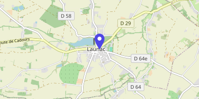 Carte OpenStreetMap — 3 rue du Parc, Launac