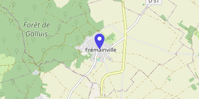 Carte OpenStreetMap — 1 rue des Ormeteaux, Frémainville