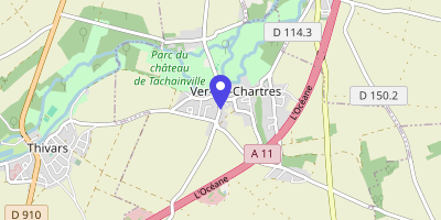 Carte OpenStreetMap — 13 rue de la Barrière, Ver-lès-Chartres