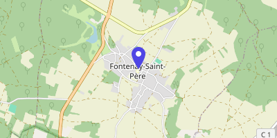 Carte OpenStreetMap — Place de la Mairie, Fontenay-Saint-Père
