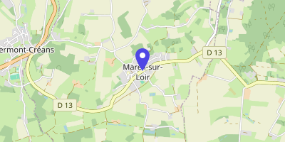 Carte OpenStreetMap — 44 rue de la Soulle, Mareil-sur-Loir