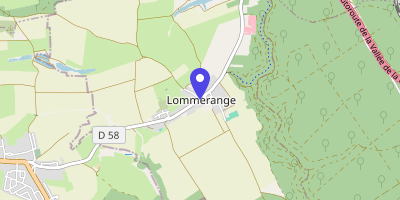 Carte OpenStreetMap — 14 rue du Maréchal-Joffre, Lommerange