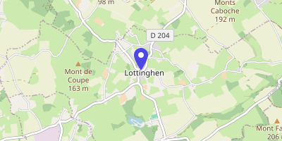 Carte OpenStreetMap — 2 route de Desvres, Lottinghen