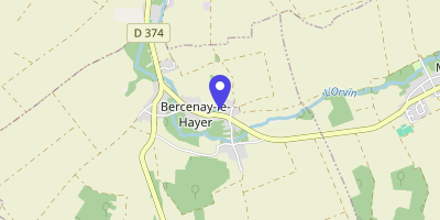 Carte OpenStreetMap — 1 allée de la Mairie, Bercenay-le-Hayer