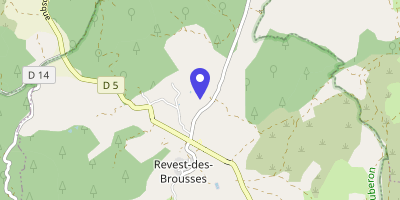 Carte OpenStreetMap — La Place, Revest-des-Brousses