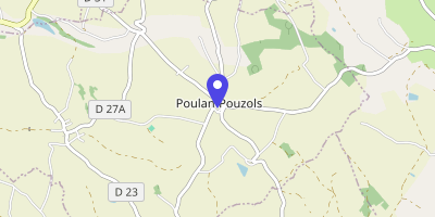 Carte OpenStreetMap — 1 rue de la Mairie, Poulan-Pouzols