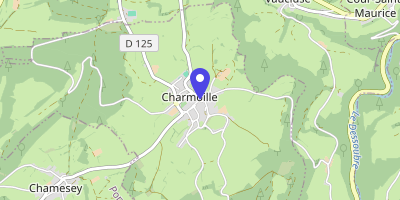 Carte OpenStreetMap — 1 rue du Conot, Charmoille