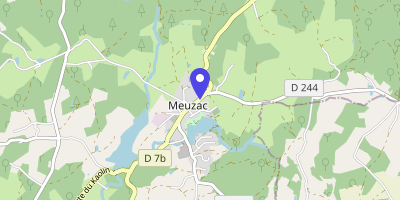 Carte OpenStreetMap — 11 rue du 11-Novembre-1918, Meuzac