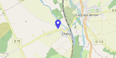 Carte OpenStreetMap — 1 chemin des Prés-Martins, Chéry