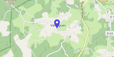 Carte OpenStreetMap — 3 Le Bourg, Valiergues