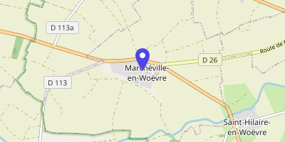 Carte OpenStreetMap — 2 rue du Pont-de-Pierre, Marchéville-en-Woëvre
