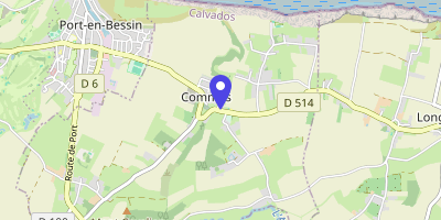Carte OpenStreetMap — 11 route d'Arromanches, Commes