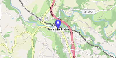 Carte OpenStreetMap — Place de la Libération, Pierre-Buffière