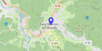 Carte OpenStreetMap — 1 place du 2-Octobre-1944, Saint-Maurice-sur-Moselle