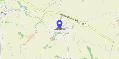 Carte OpenStreetMap — 12 place Saint-Martin, Laféline