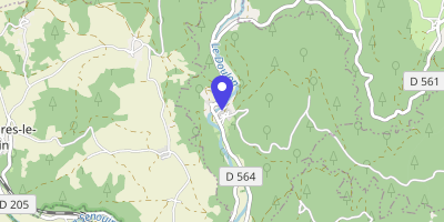Carte OpenStreetMap — Le Bourg, Vals-le-Chastel