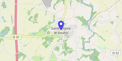 Carte OpenStreetMap — 1 place de la Mairie, Saint-Hilaire-le-Vouhis