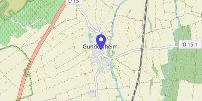 Carte OpenStreetMap — 24 rue Principale, Gundolsheim