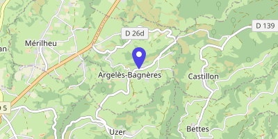 Carte OpenStreetMap — 9 Carrere-Dessus, Argelès-Bagnères