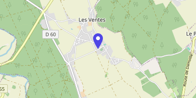 Carte OpenStreetMap — 1 place Billie-D.-Harris, Les Ventes