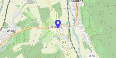 Carte OpenStreetMap — 400 rue de l'Église, Crézancy
