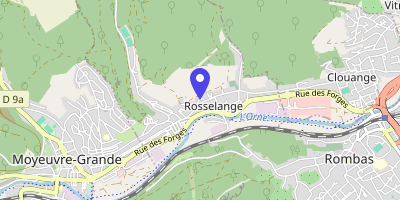 Carte OpenStreetMap — 49 place Jean-Burger, Rosselange