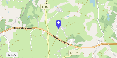Carte OpenStreetMap — Le Bourg, Condat-en-Combraille
