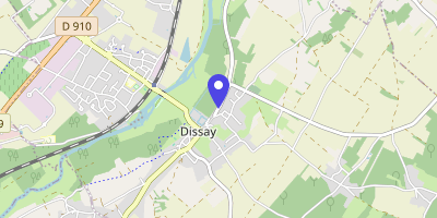 Carte OpenStreetMap — 240 rue de l'Église, Dissay