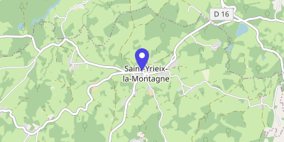 Carte OpenStreetMap — 2 route de Royere, Saint-Yrieix-la-Montagne