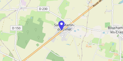 Carte OpenStreetMap — 4 route de Nantes, Saint-Martin-du-Limet