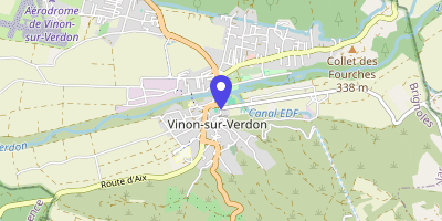 Carte OpenStreetMap — 66 avenue de la Libération, Vinon-sur-Verdon