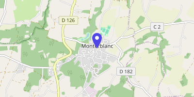 Carte OpenStreetMap — 5 place de la Mairie, Monterblanc