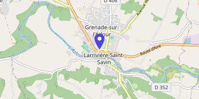 Carte OpenStreetMap — 1 place des Déportés, Grenade-sur-l'Adour