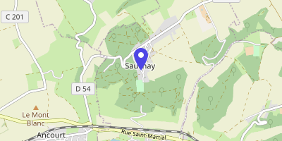 Carte OpenStreetMap — 17 chemin du Prieuré, Sauchay