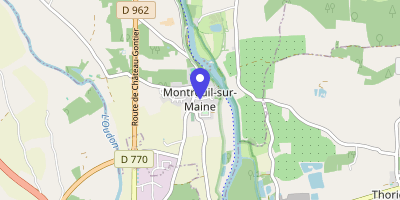 Carte OpenStreetMap — 23 rue du Val-de-Maine, Montreuil-sur-Maine