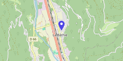 Carte OpenStreetMap — 103 rue Alphonse-de-Lamartine, La Bâthie