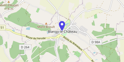 Carte OpenStreetMap — 7 route du Mesnil, Blangy-le-Château