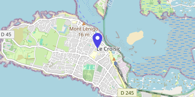 Carte OpenStreetMap — 5 rue Jules-Ferry, Le Croisic