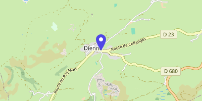 Carte OpenStreetMap — 2 route du Puy-Mary, Dienne