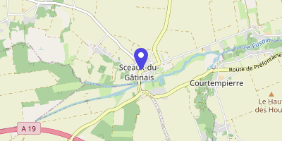 Carte OpenStreetMap — Place de la Mairie, Sceaux-du-Gâtinais