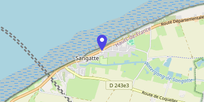 Carte OpenStreetMap — Place du Général-de-Gaulle, Sangatte