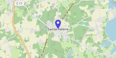 Carte OpenStreetMap — 1 place de la Mairie, Sainte-Hélène