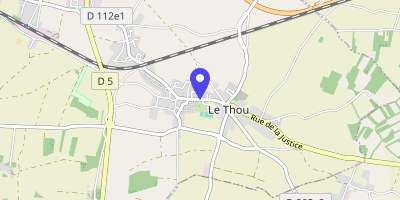 Carte OpenStreetMap — 15 rue du Champ-de-Foire, Le Thou