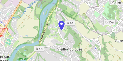 Carte OpenStreetMap — Place de Borde-Haute, Vieille-Toulouse