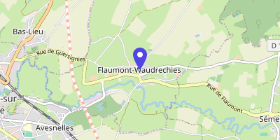 Carte OpenStreetMap — 3 rue de la Mairie, Flaumont-Waudrechies