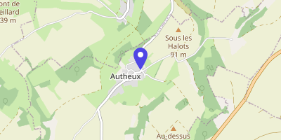 Carte OpenStreetMap — 43 Place du Carouge, Autheux