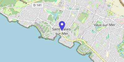 Carte OpenStreetMap — 1 avenue de Courlay, Saint-Palais-sur-Mer