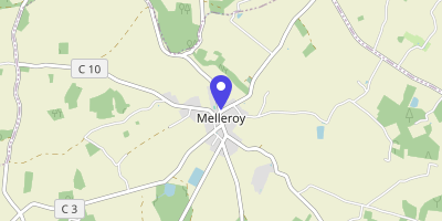Carte OpenStreetMap — 1 rue de Château-Renard, Melleroy