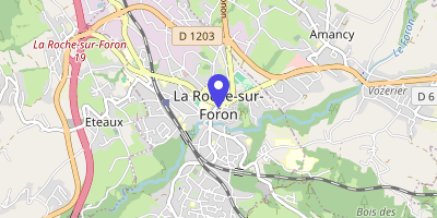 Carte OpenStreetMap — 1 place de l'Hôtel-de-Ville, La Roche-sur-Foron