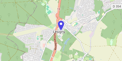 Carte OpenStreetMap — 6 rue de Villarceau, Lésigny